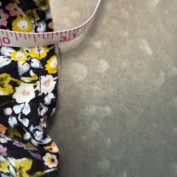 LOFT Black Multicolor Floral Short Sleeve Dress – Size Small - Picture 11 of 11